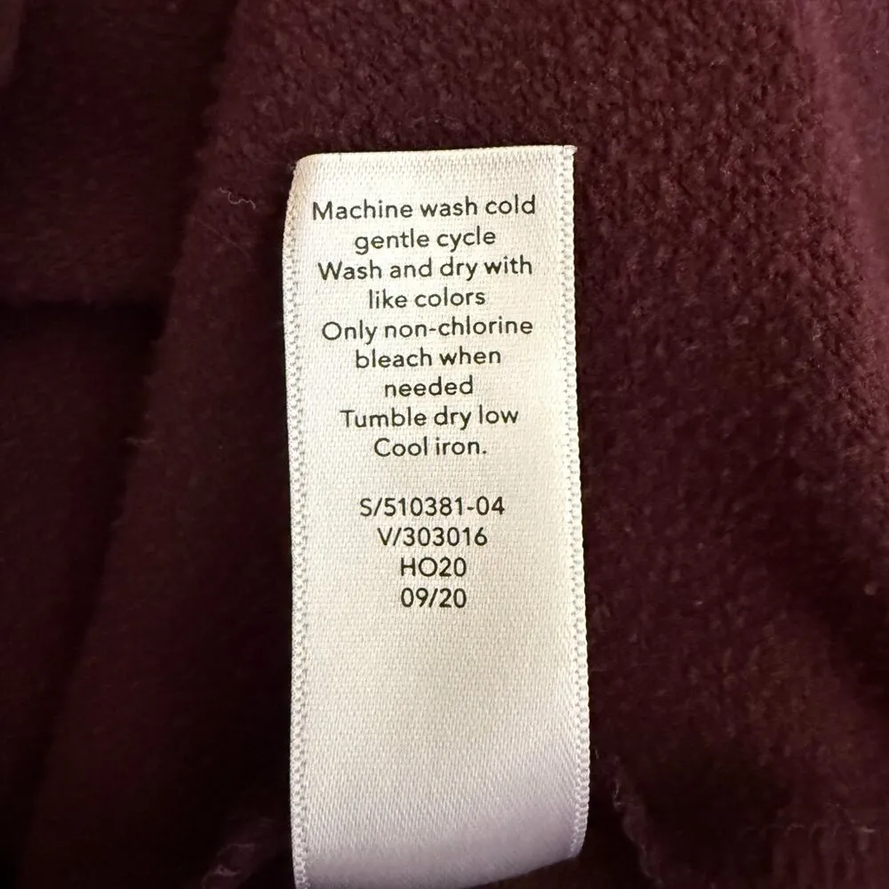 Athleta Ethereal Brushed Funnel Neck Pullover Sweatshirt Women's Small Purple - Image 16