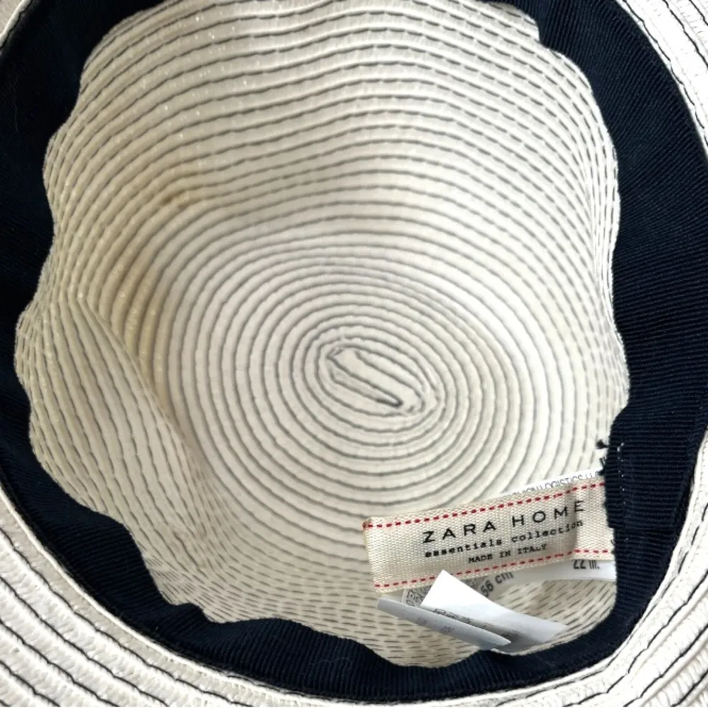 Zara home sun hat made in Italy - Image 4
