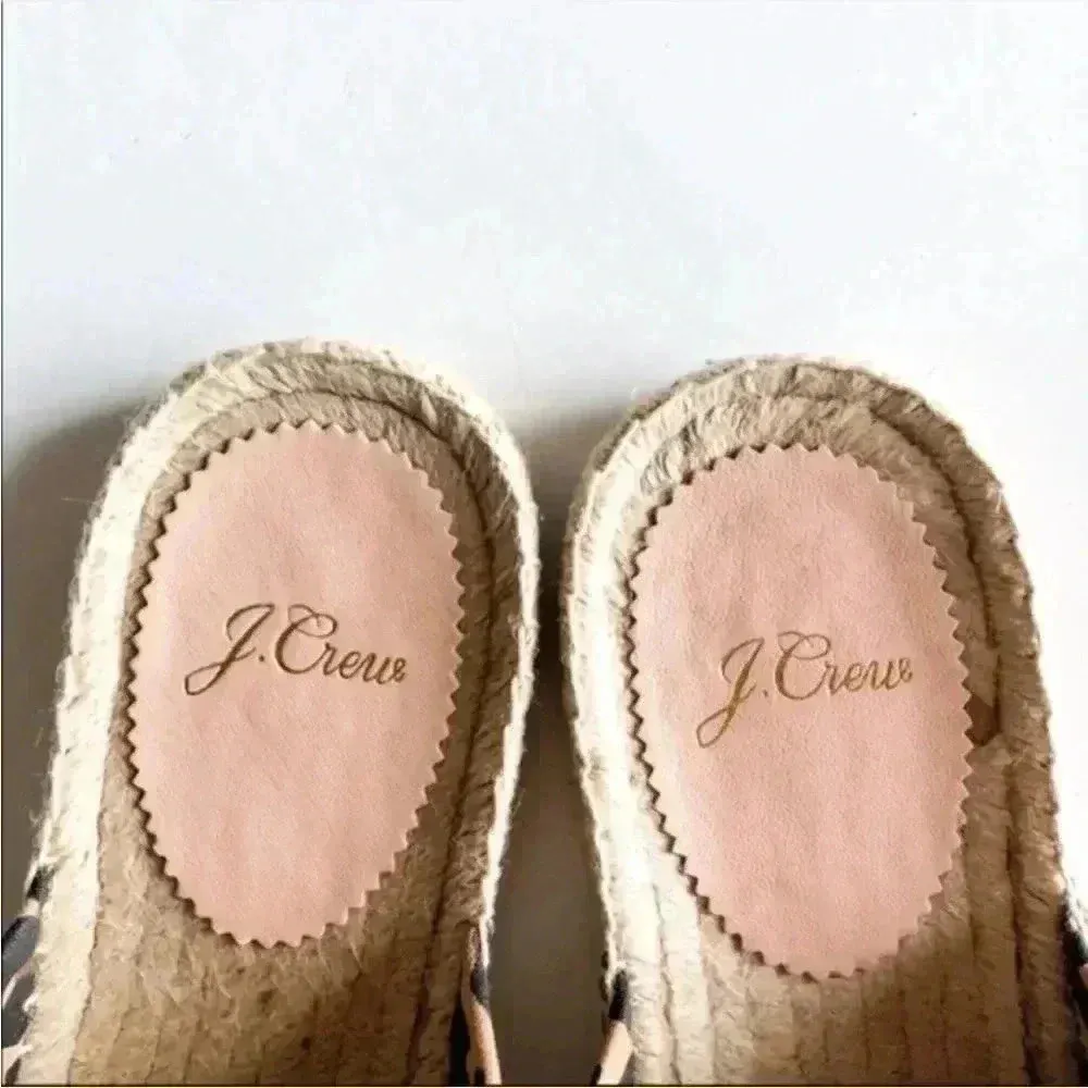 J. Crew Leopard Print Twisted Knot Espadrille Sandal‎ - Image 6