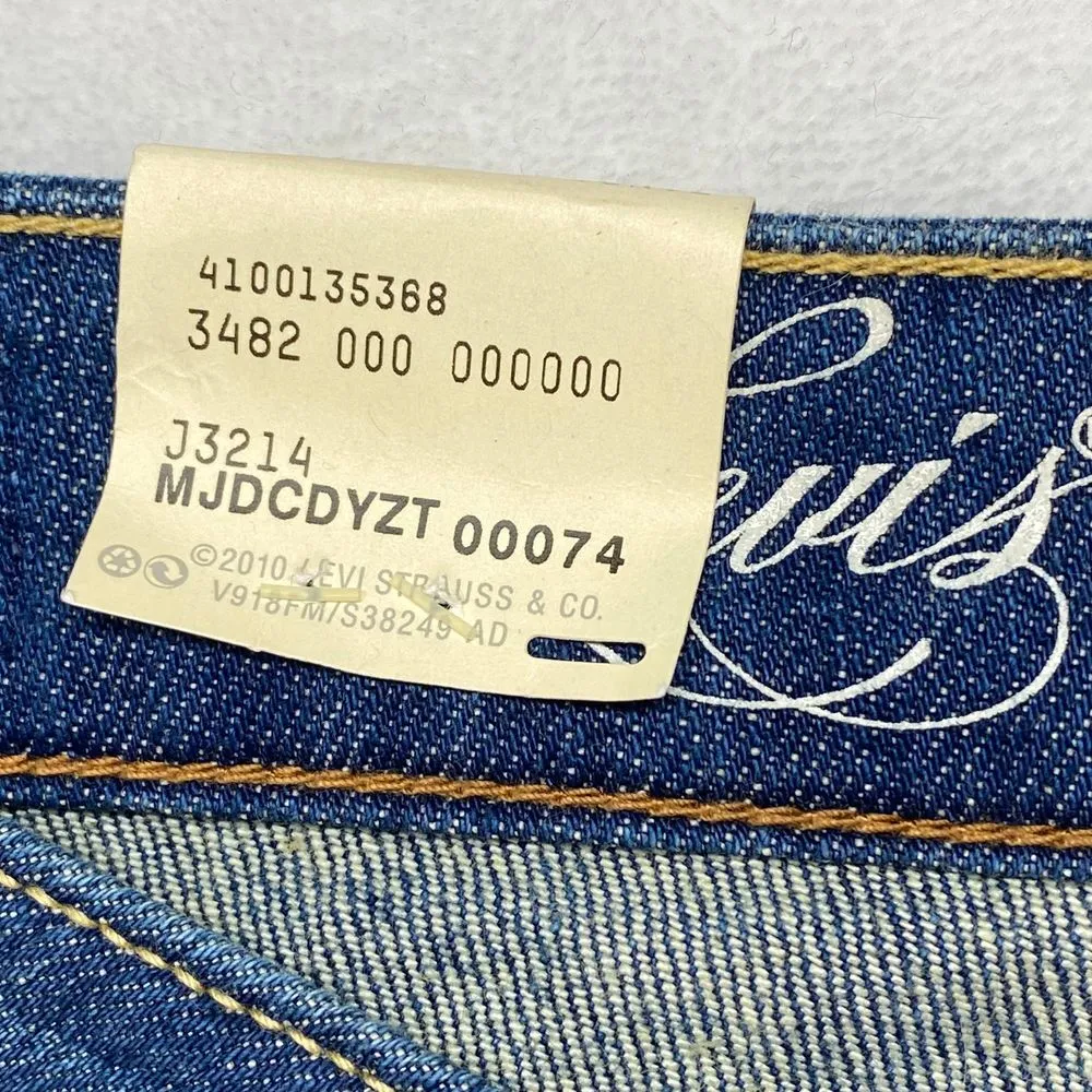 Levi's Jeans Womens 34 Curve ID Bold Curve Women's Bootcut Blue Denim Water-Less - Image 9