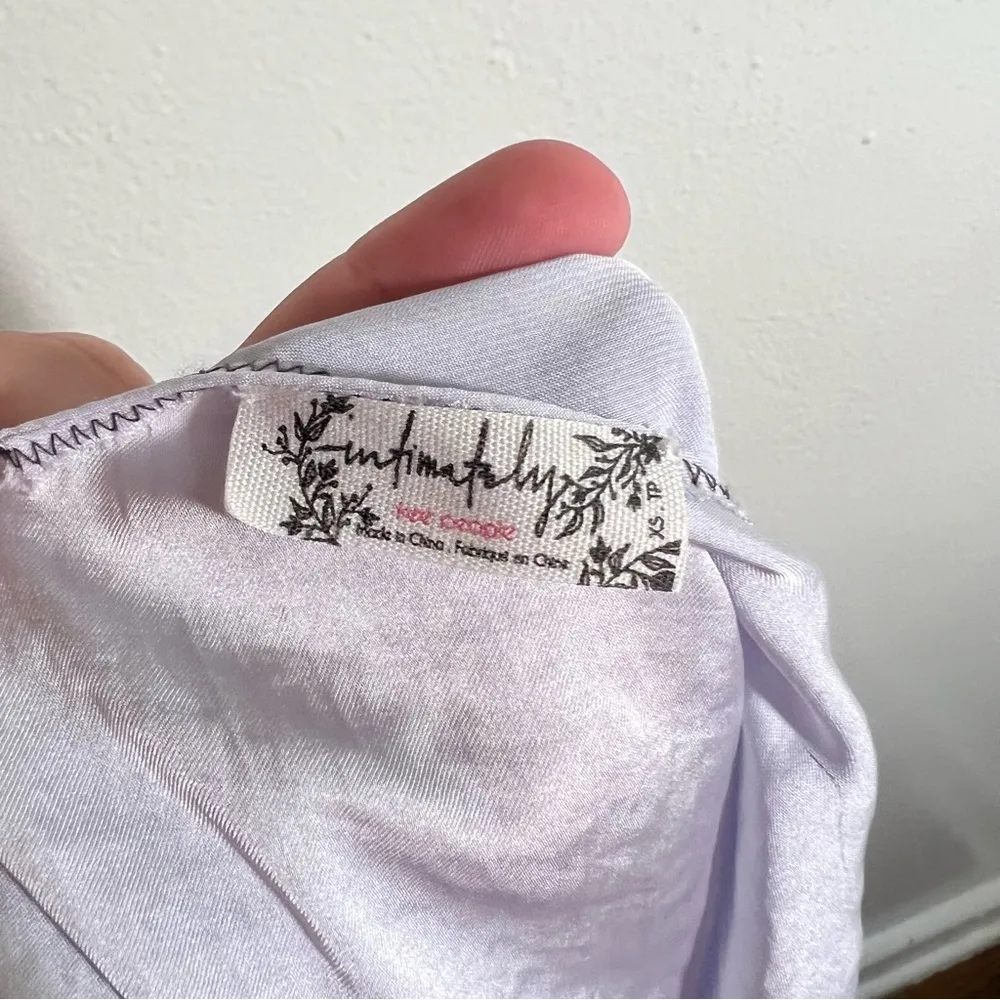 Intimately Free People Deep V Bandeau Tank Top Light Blue - Image 8