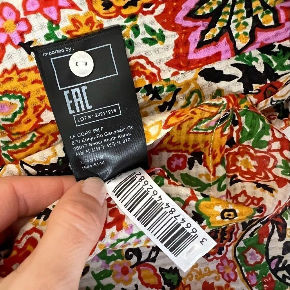 Ba&sh Bianca Blouse In Vert Small NEW - Image 9