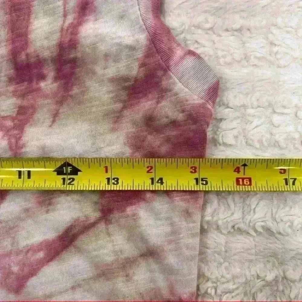 PAM&GELA RevolveTye Dye Sleeveless Ruched Dress In Roses& Taupe Sz P Boho Hippie - Image 6