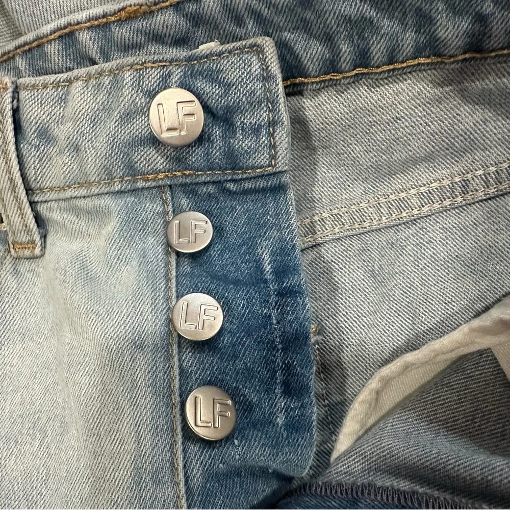 Lovers and Friends Reece High Rise Slim Straight Jeans Palm Wash Sz 24 NWOT - Image 6