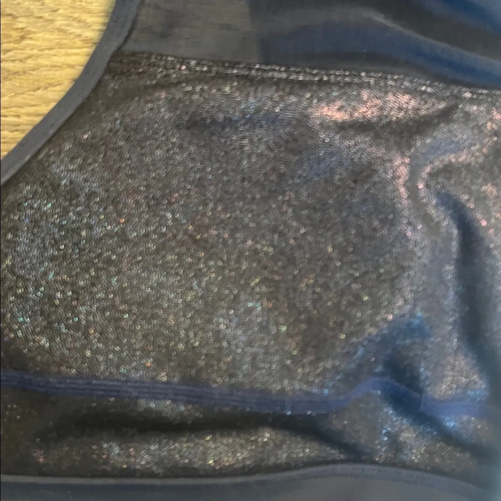 ZYIA Activewear Blue Twilight All Star One More Rep Padded Sports Bra Sz Medium - Image 8