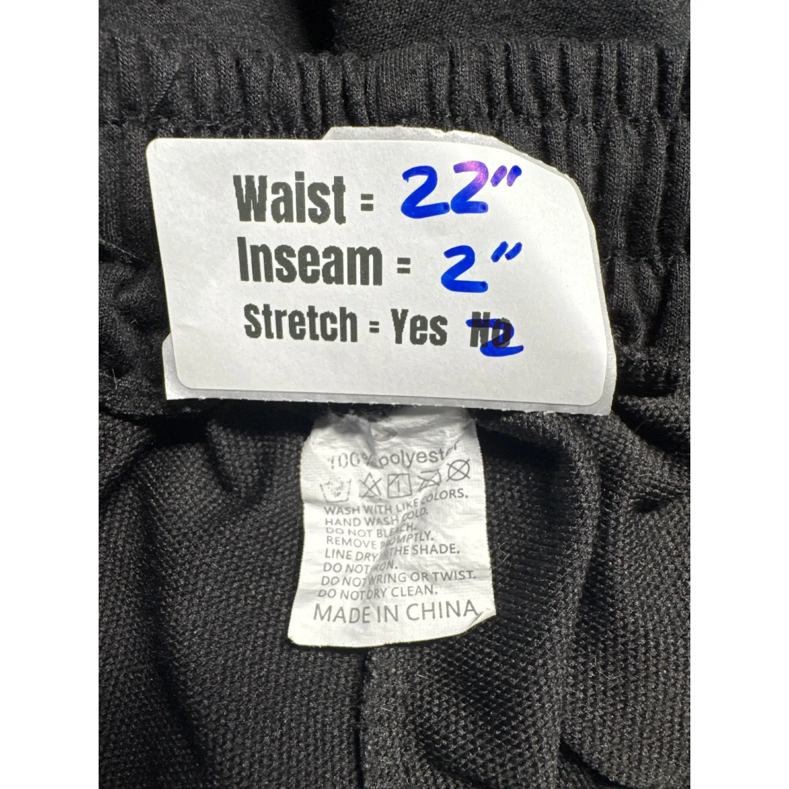 PINK Floral Logo Lounge Shorts Elastic Waist Comfy‎ Casual Black Size S - Image 3