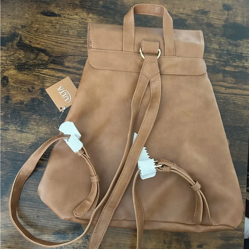 NWT Ulta Beauty Tan Women's Backpack Classic Neutral - Image 4