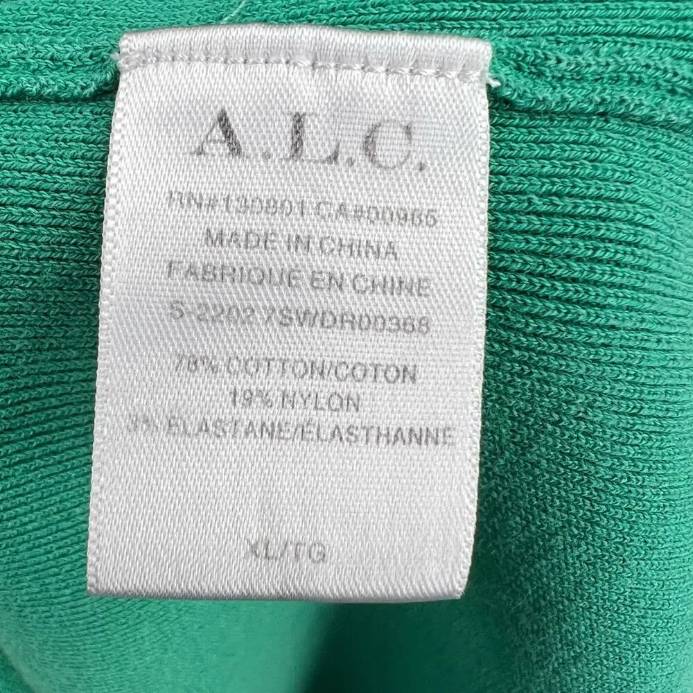 ALC Taylor Dress XL Green Polo Sleeveless - Image 8