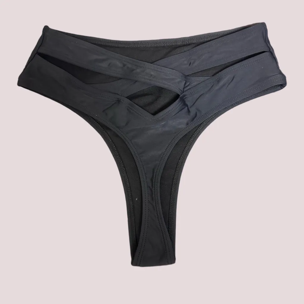 NWT Cut Out High Waisted ThongBikini Bottoms - Image 5