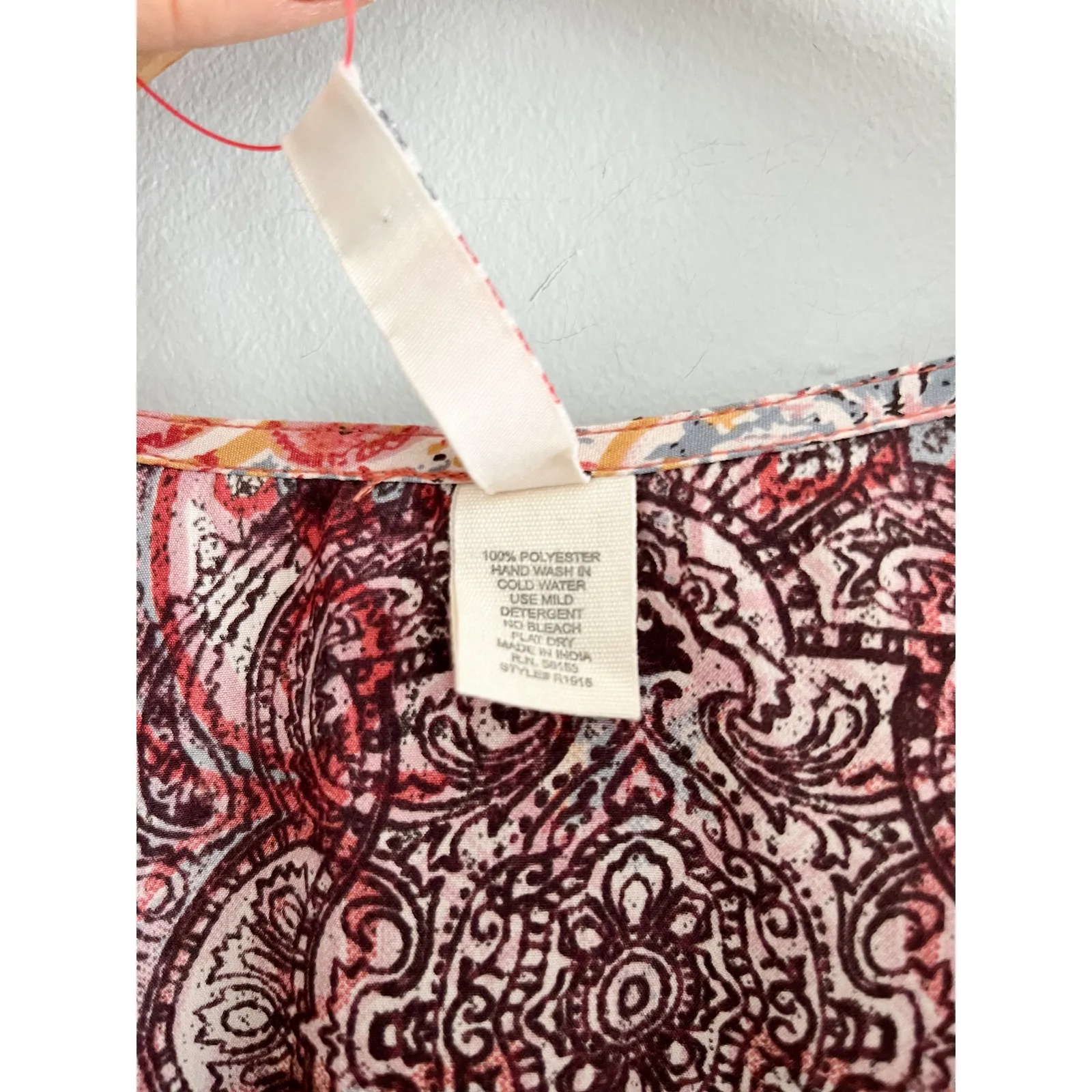 Anthropologie | Raga | Evalona Paisley Blouse | Sz XS - Image 8