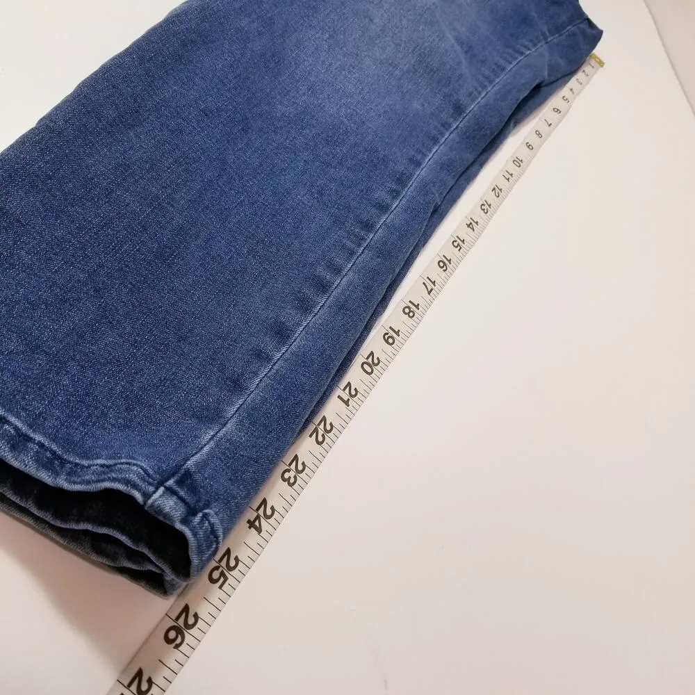 Universal Standard Jeans High Rise Skinny Blue Denim - Image 6