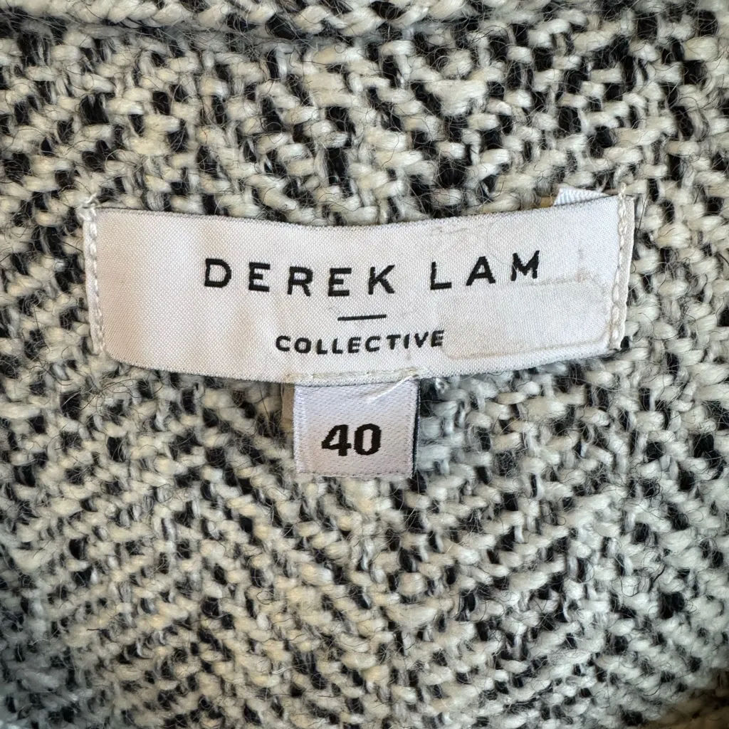 Derek Lam Collective Wool Blend Tweed Jacket Convertible Cape Size 4 - Image 9