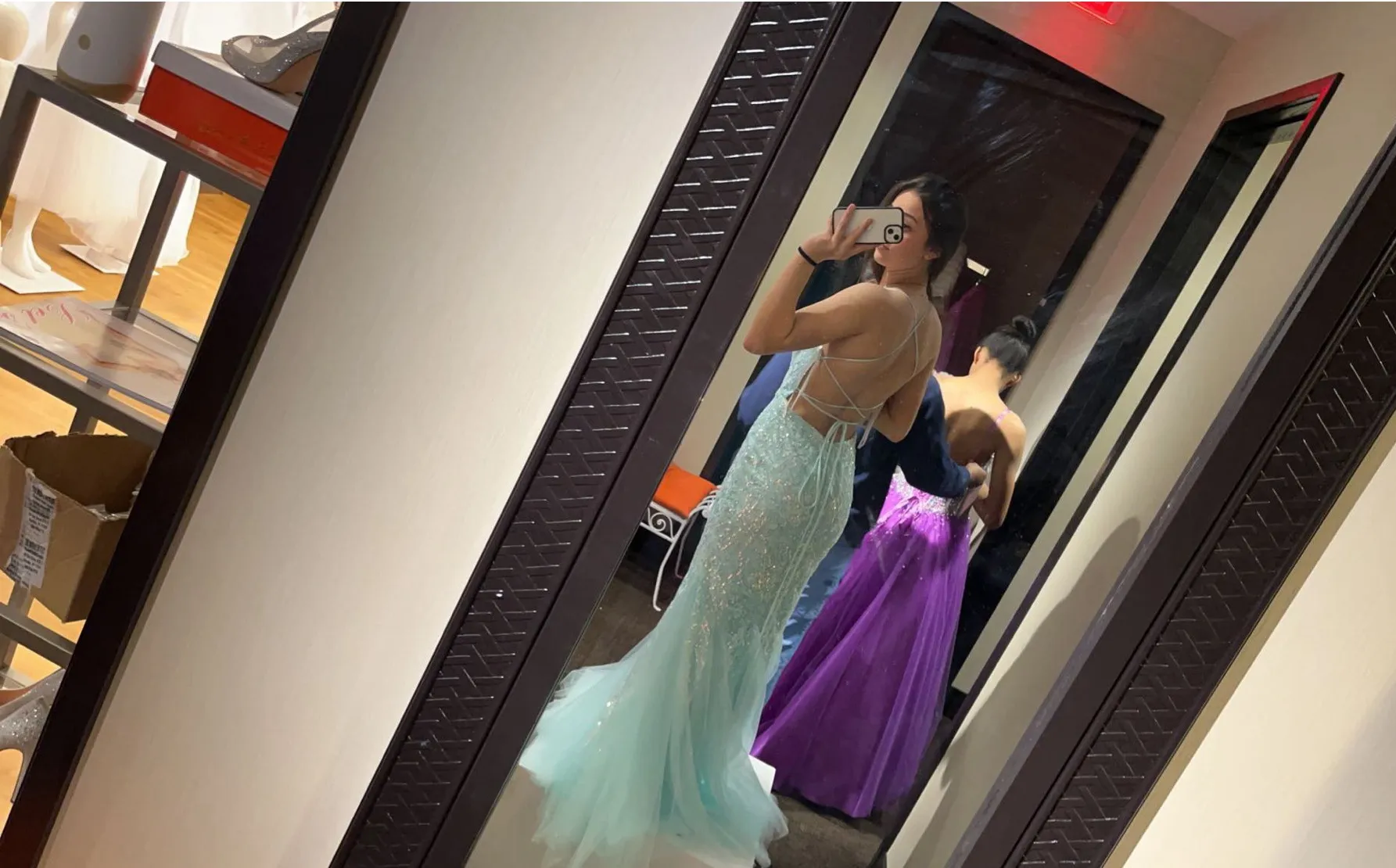 Prom dress Blue Size 2 - Image 7