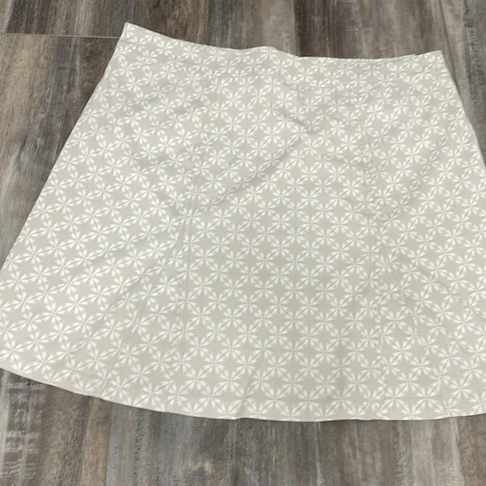 RipSkirt Hawaii gray rip away skirt w/white floral print size xl - Image 5