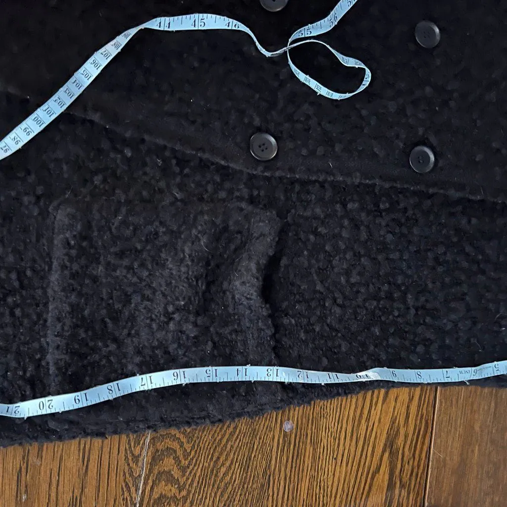 Sanctuary black sleeveless knit sweater vest dress wool blend goth winter Size M - Image 2