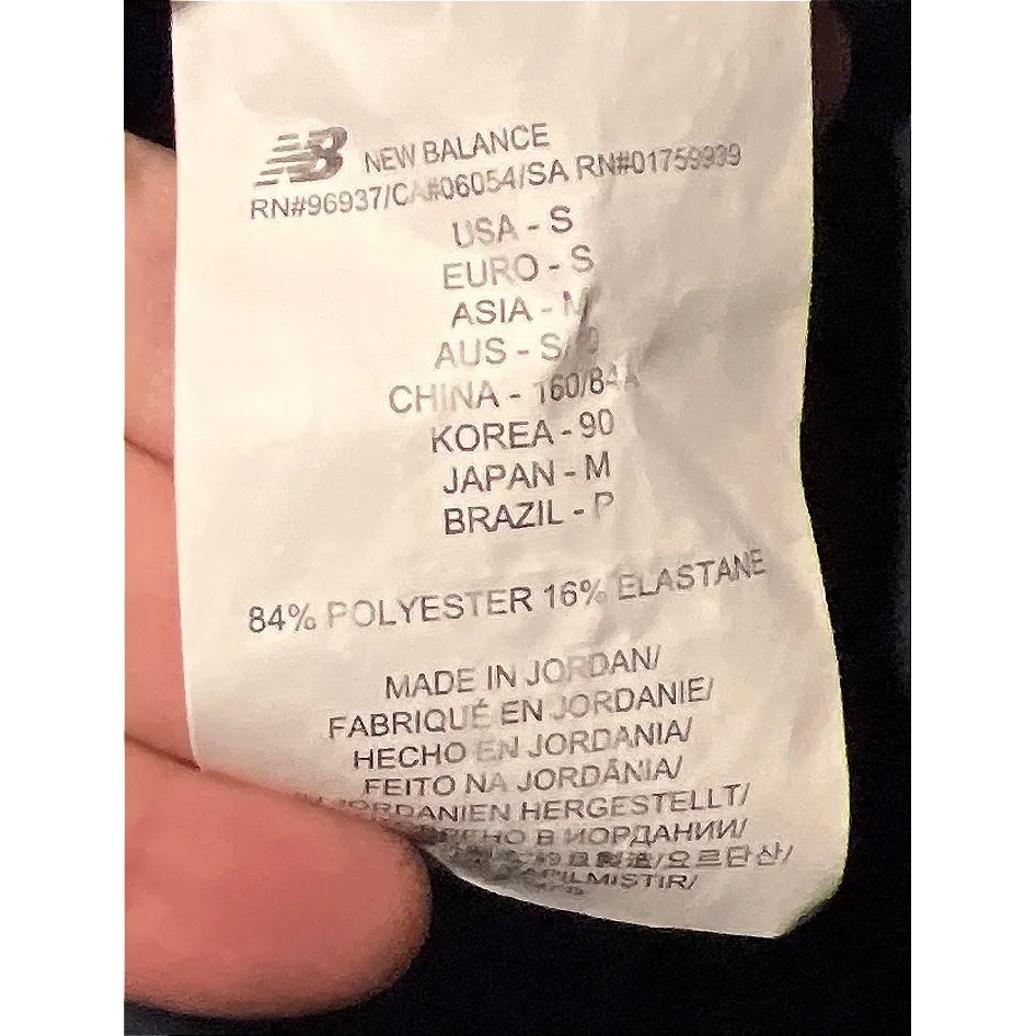 New Balance Sport Spacedye Blue Gray Half Zip Pullover Small‎ EUC - Image 7