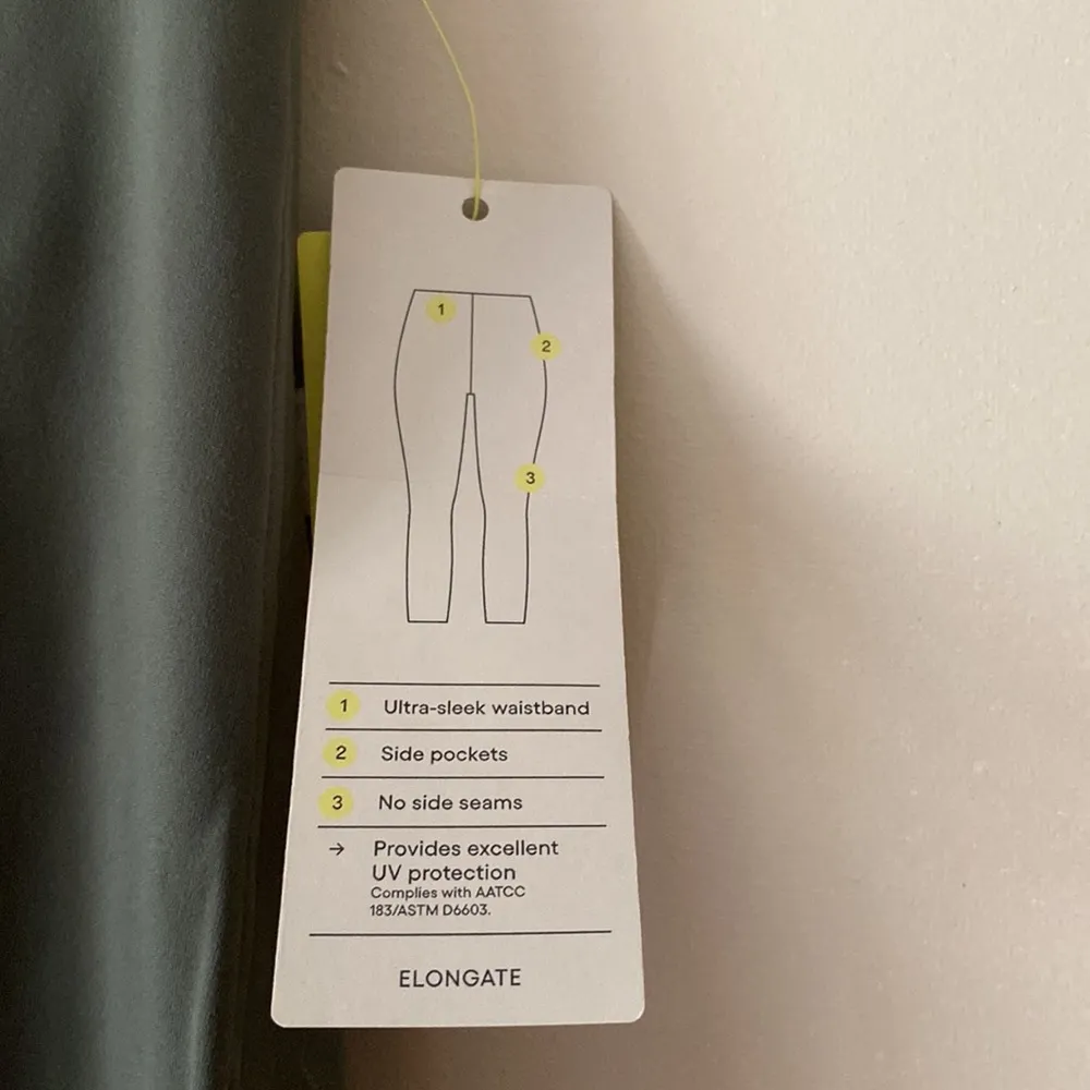 Women's All in Motion Elongate 7/8 Leggings pants Fern Green XL NWT compression - Image 5