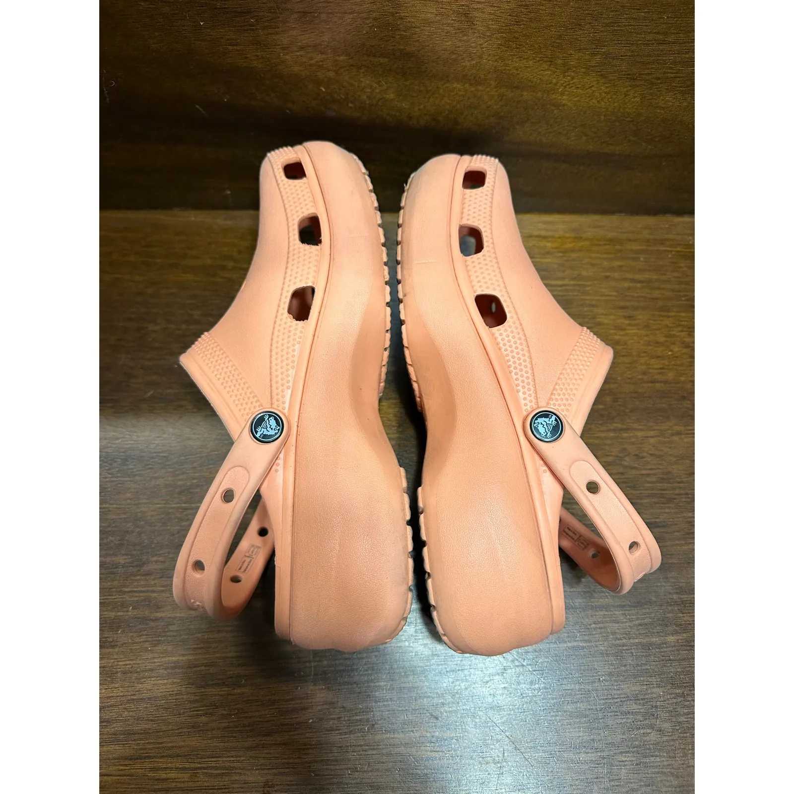 Crocs Classic Platform Clog Women 10 Comfy Lounge Retro Grunge Preppy Comfort - Image 6