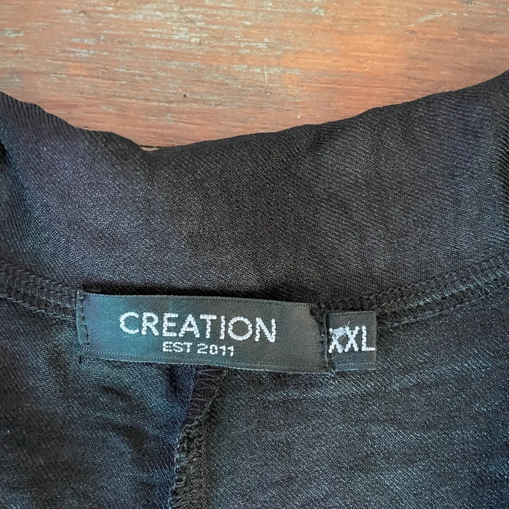 Creations Lagenlook Art to Wear 1/4 Zip Balloon Dress Non Wrinkle - Image 11