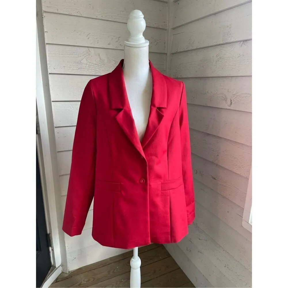 NWT Show Me Your MUMU Major Blazer Jacket Red L - Image 2