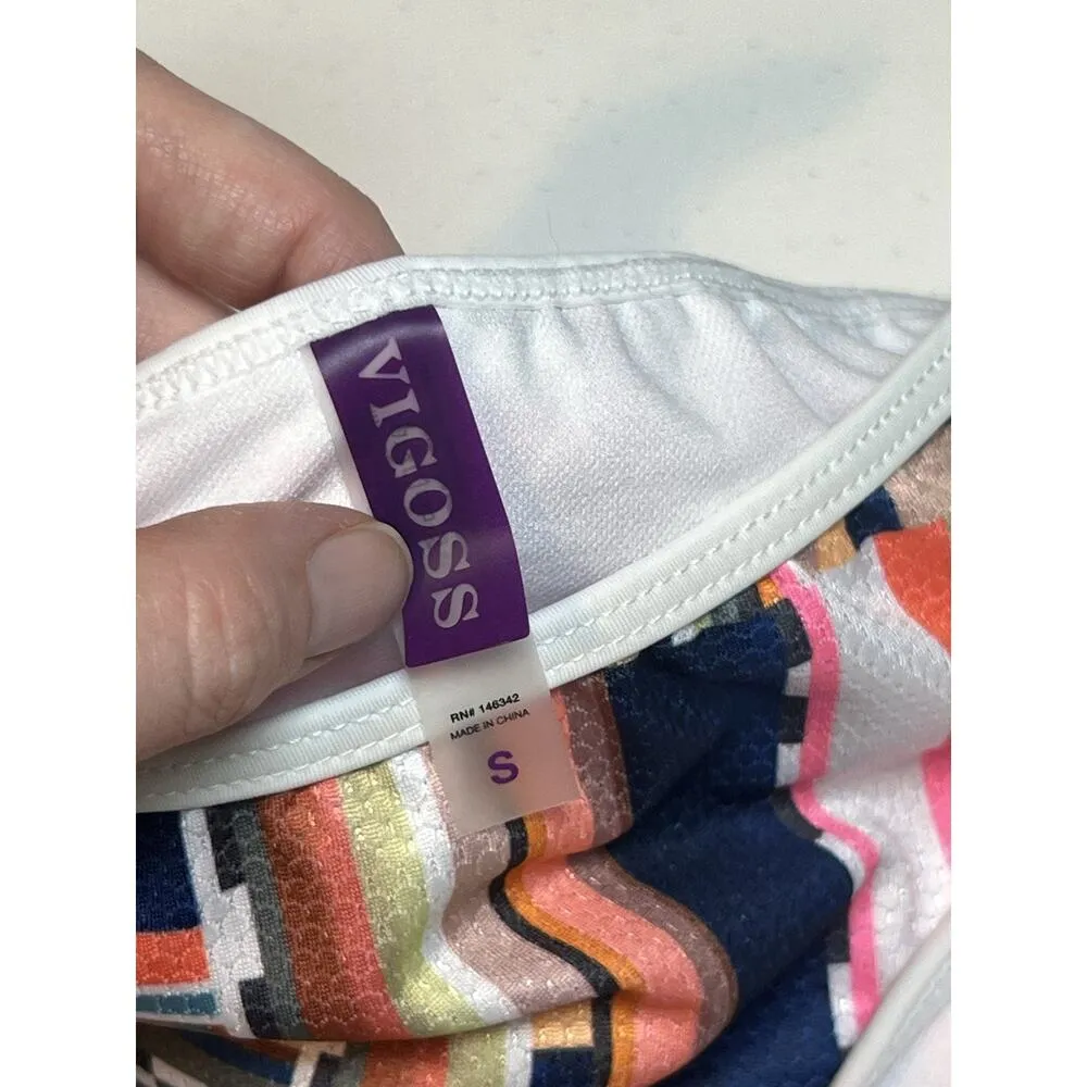 Vgross Size Small Bathing Suit Bottom White - Image 2