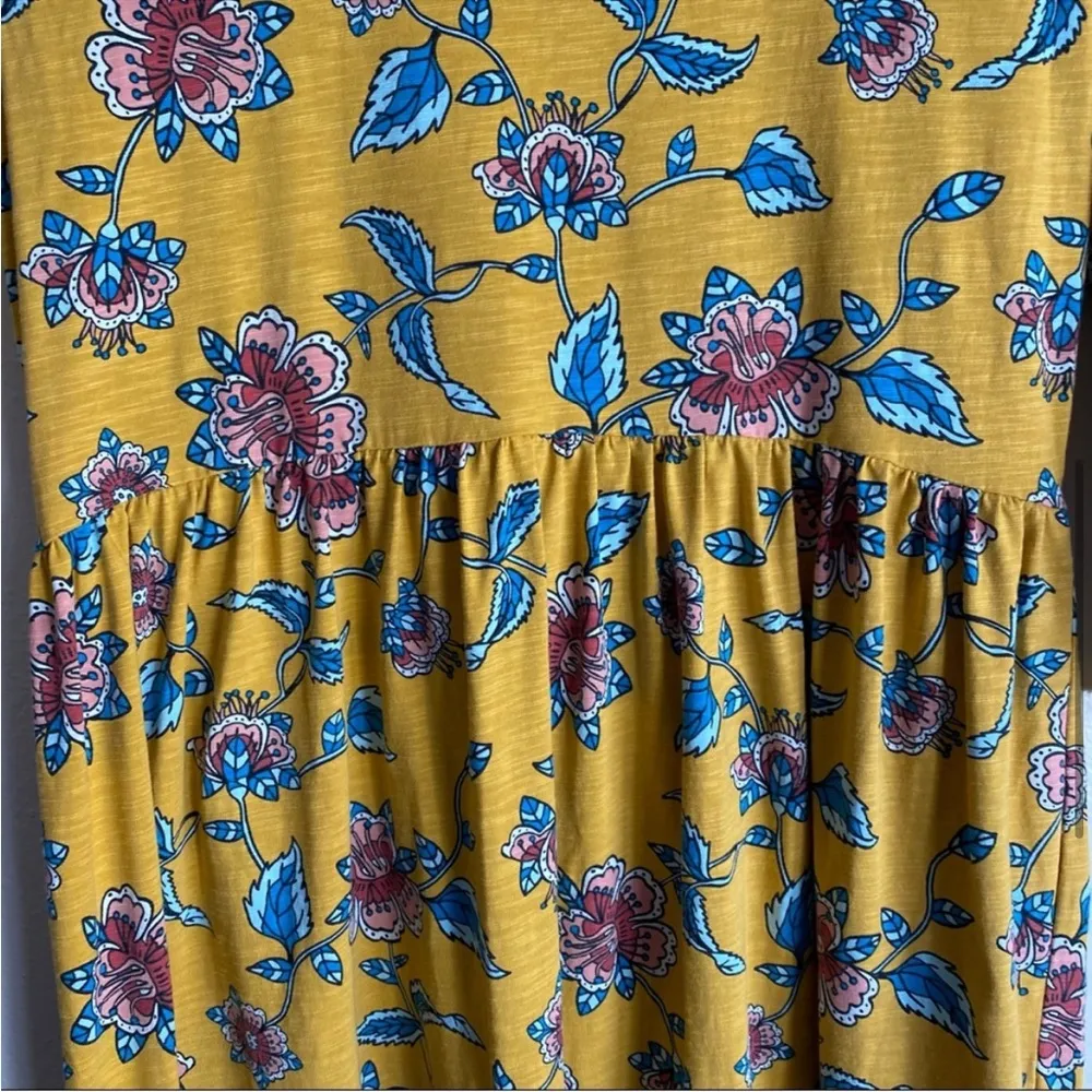 A Place in the Sun Yellow Floral Dress - Image 4