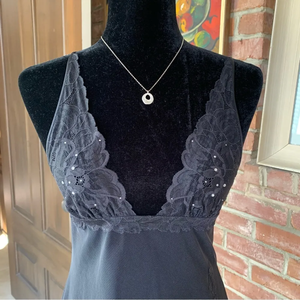 NWT Victoria’s Secret Sexy Lace Mesh Bling Lingerie Top S - Image 2