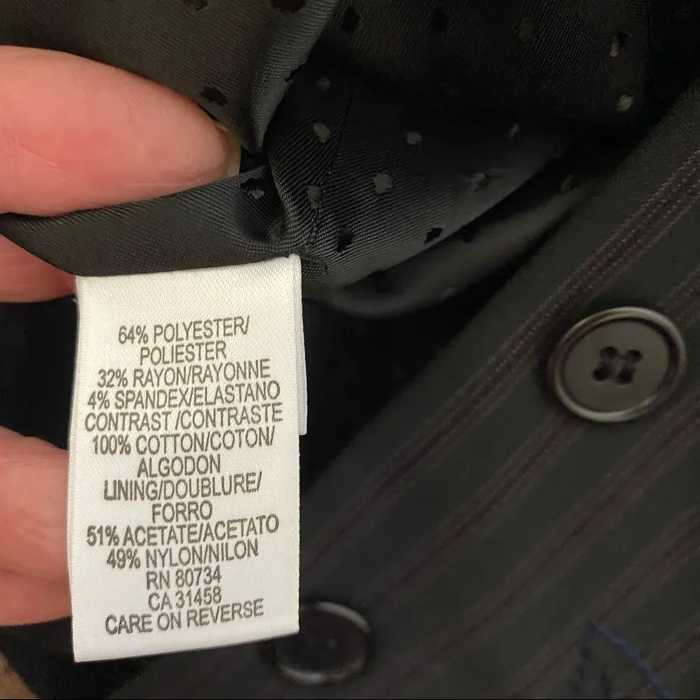 BCBG Max Azria Black pinstripe Blazer Sz S NWT - Image 6