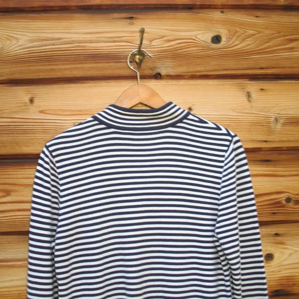 Tory Burch Katama Striped Knit Embellished Tunic Top - Image 6