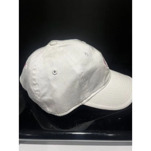 Jacksonville Jaguars Women's Adjustable‎ Slouch White /Pink Color Reebok Hat - Image 2