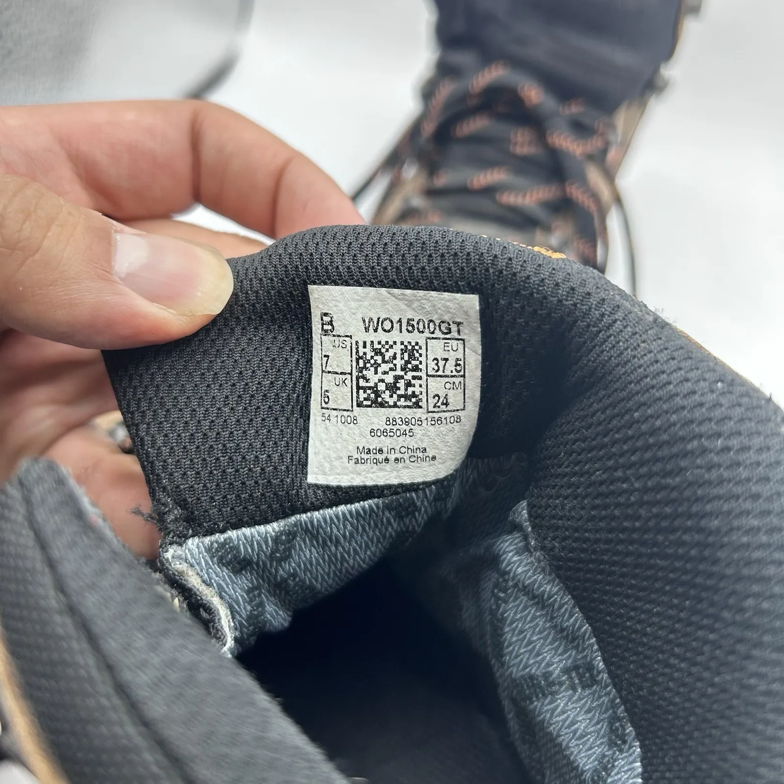 New Balance WO1500GT Vibram Goretex‎ Brown Rainier Hiking Boots Women's Size 7 - Image 6