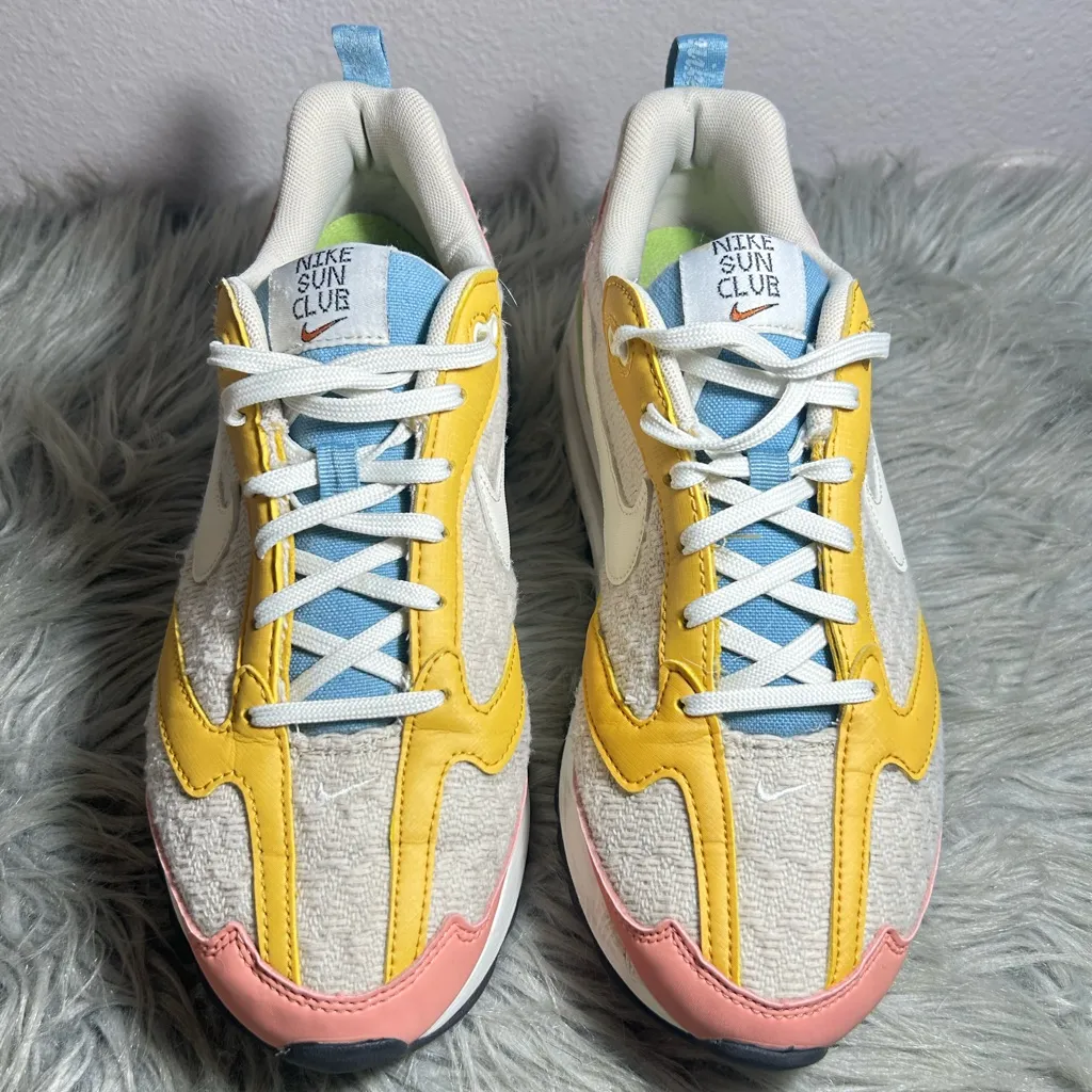 Nike Air Max Dawn SE Orewood Tweed Gold Sun Club Running Pastel Sneakers Sz 8.5 - Image 3