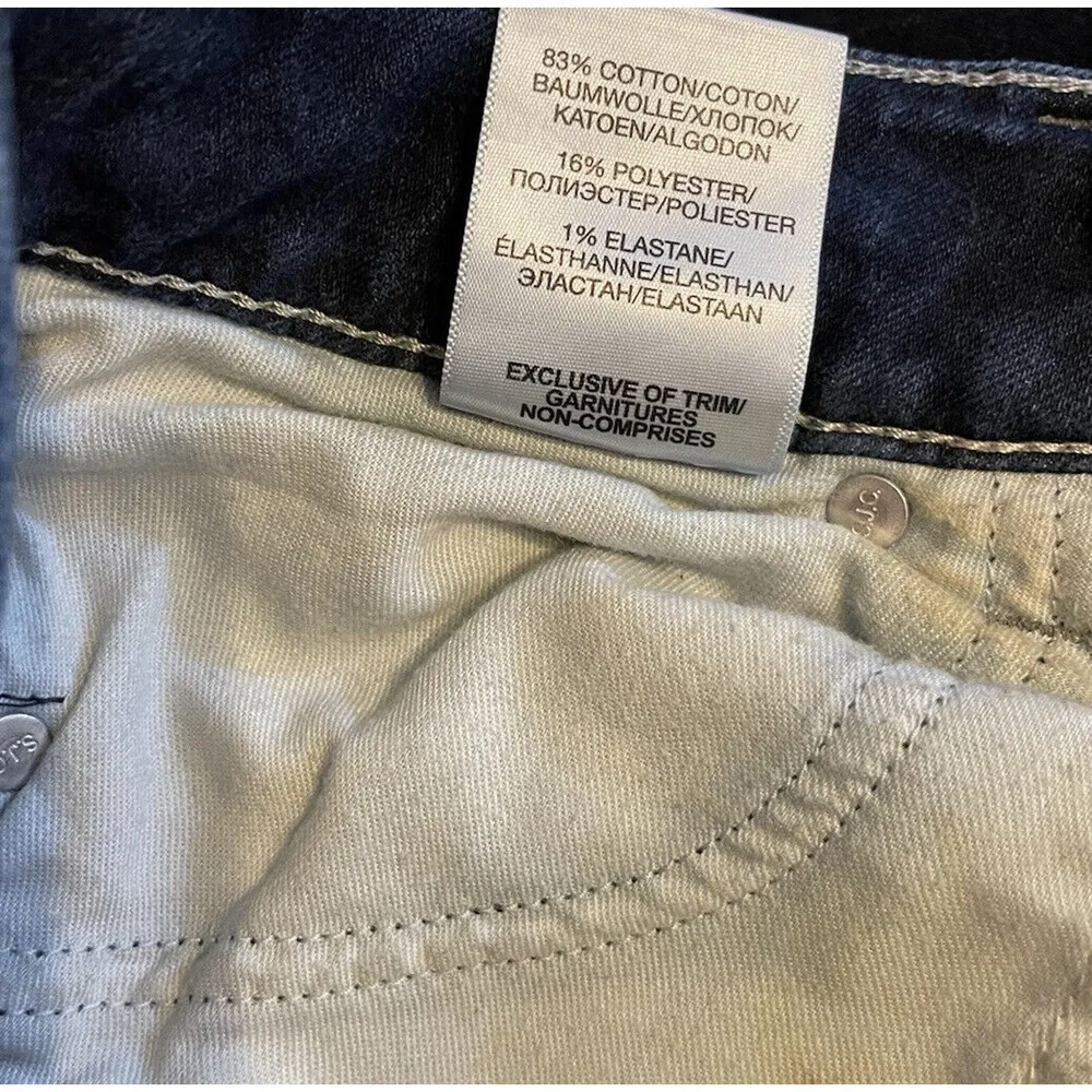 Silver Suki Surplus Mid Capri Dark Denim Jeans Women’s Size 28 Low Rise Cropped - Image 6