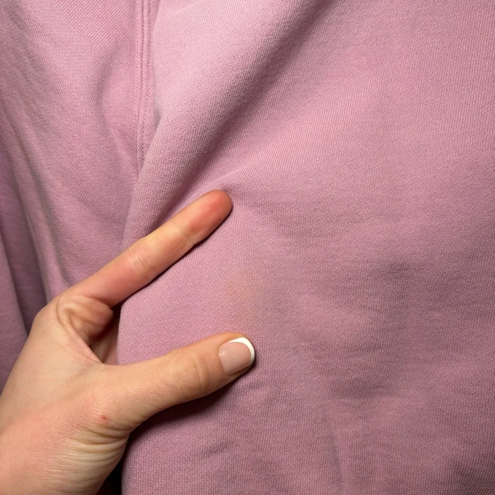TNA Cozy Perfect Crop Crewneck Pink - Image 3
