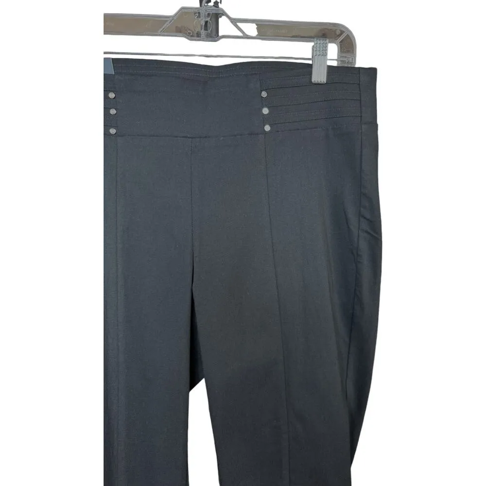 Rafaella Womens 14 Slim Leg Comfort Stretch Ankle Pull-On Pant Black NWT - Image 10