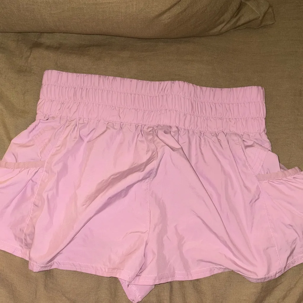 Free People Get Your Flirt On Shorts Pink Size undefined - Image 7