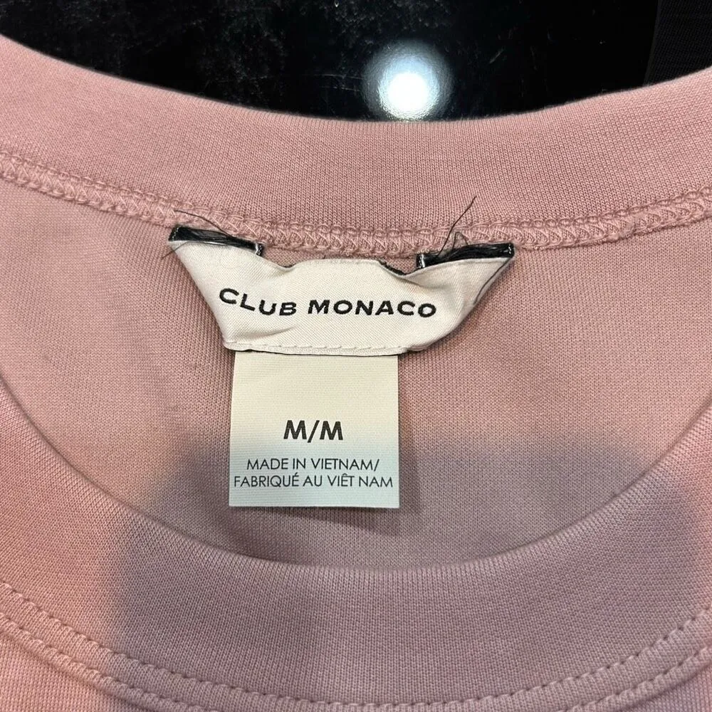 Club Monaco Maxi Knit sleeveless Dress mauve‎ pink size M - Image 3