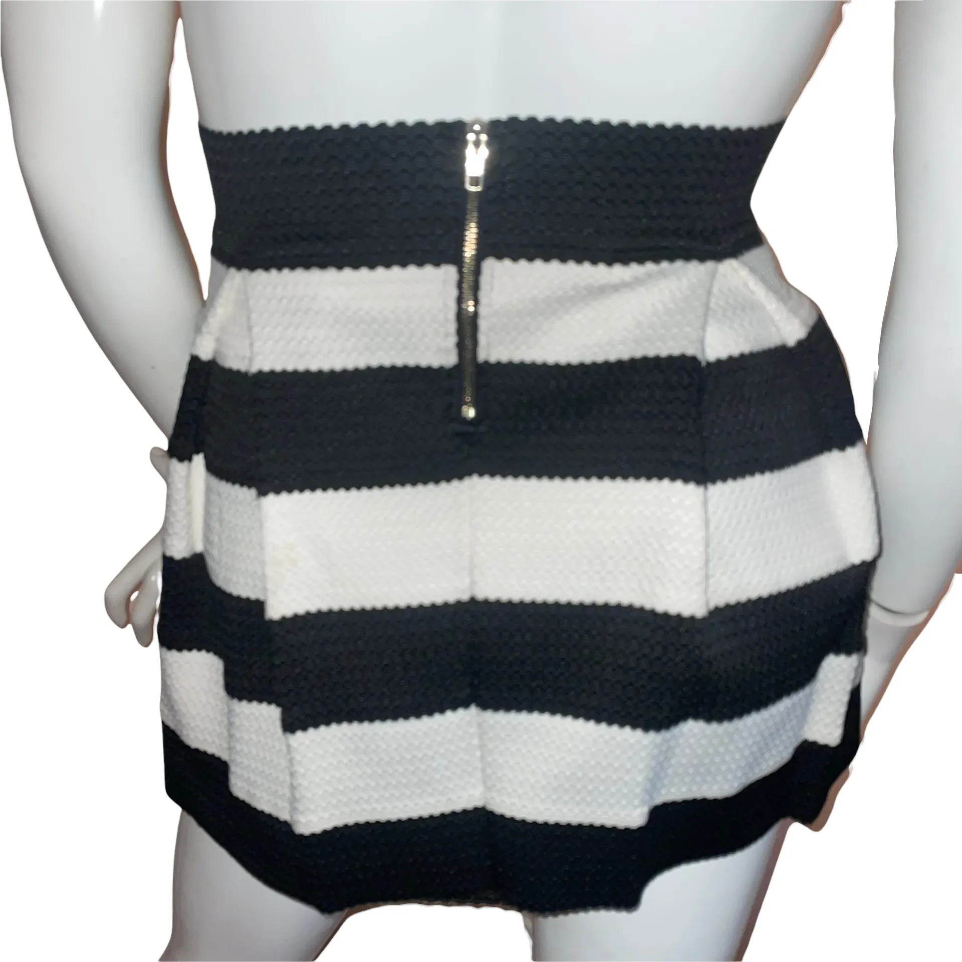 Francesca’s Aina be Pleated Striped Skirt  - Image 5