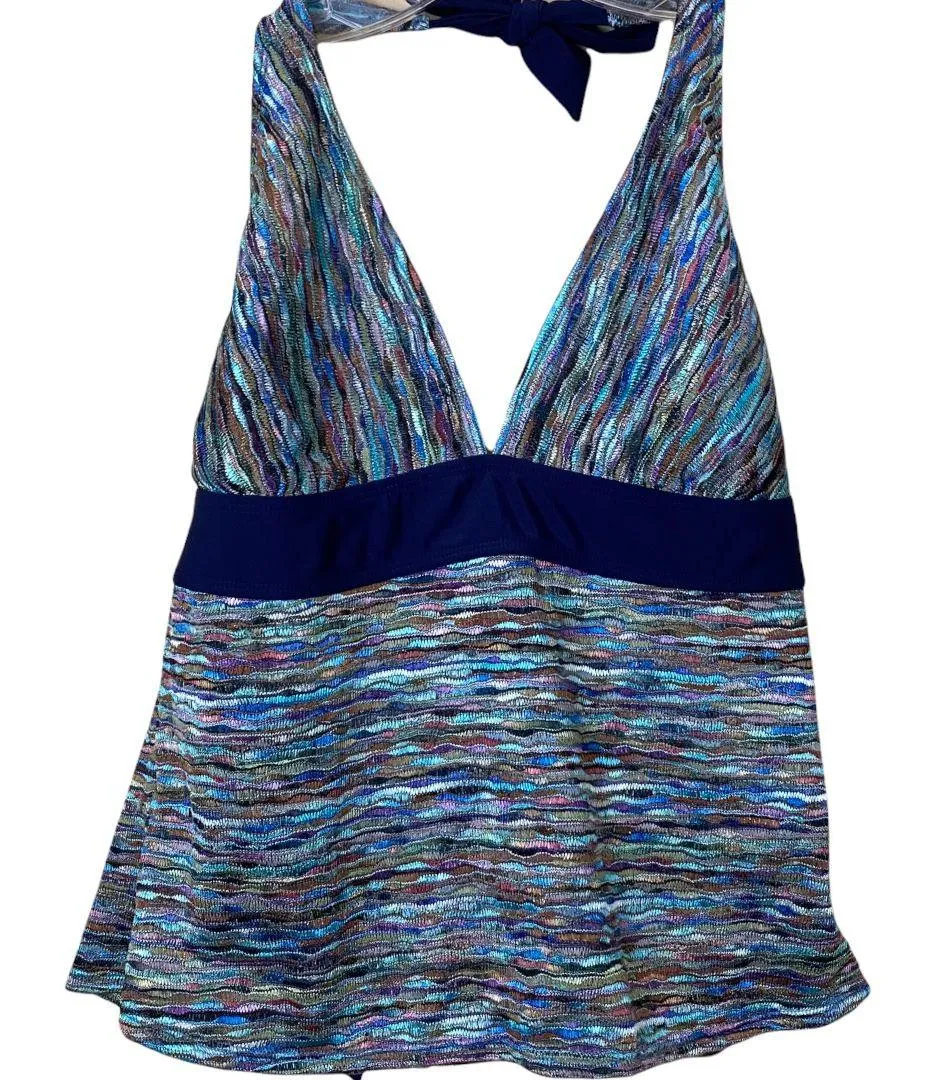 Boho Multi Colored Tankini Top - Image 2