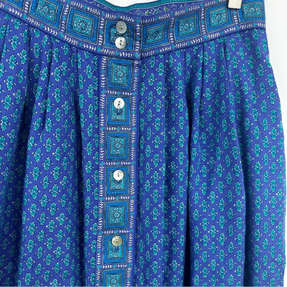 Vintage Y2K Cottagecore Midi Skirt Size 12 Early 2000s Coquette - Image 8