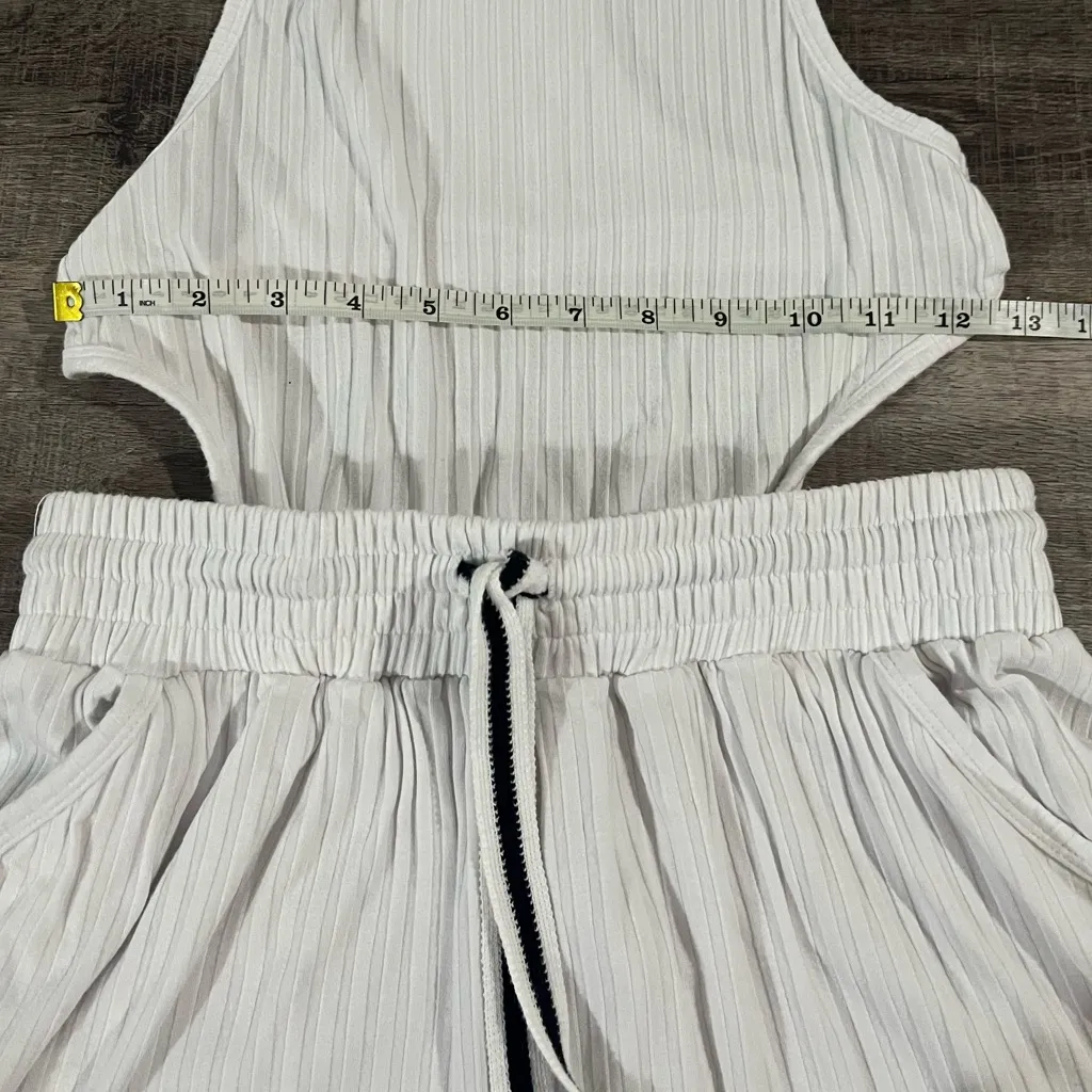 FREE PEOPLE Fp Movement Blissed Out Romper in White - Image 9