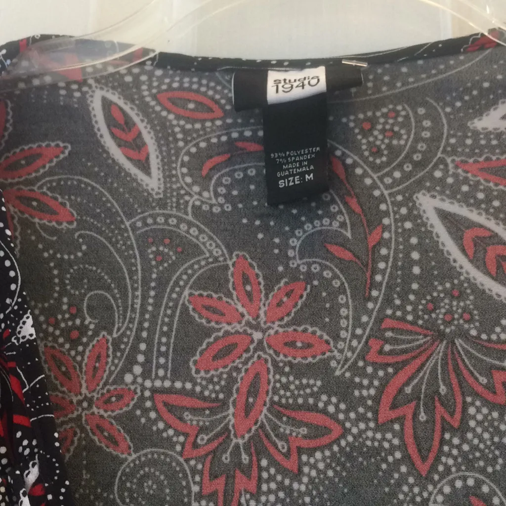 FINAL MARKDOWN Studio 1940 1 piece 2 piece look ladies top medium - Image 3