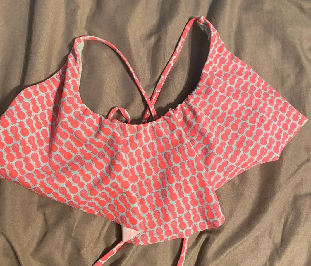 pineapple print bikini top Pink Size M - Image 2