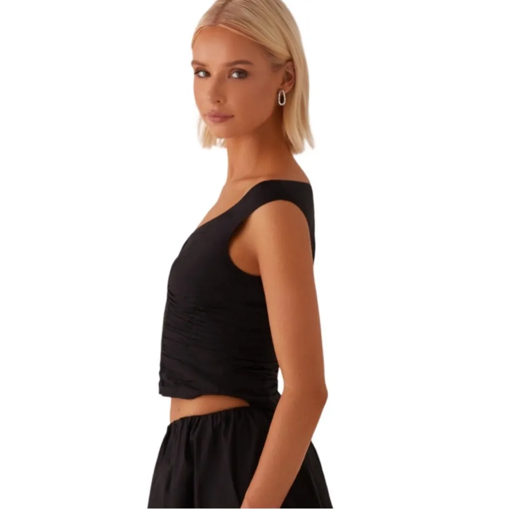 Peppermayo Black Off-Shoulder Top - Image 3