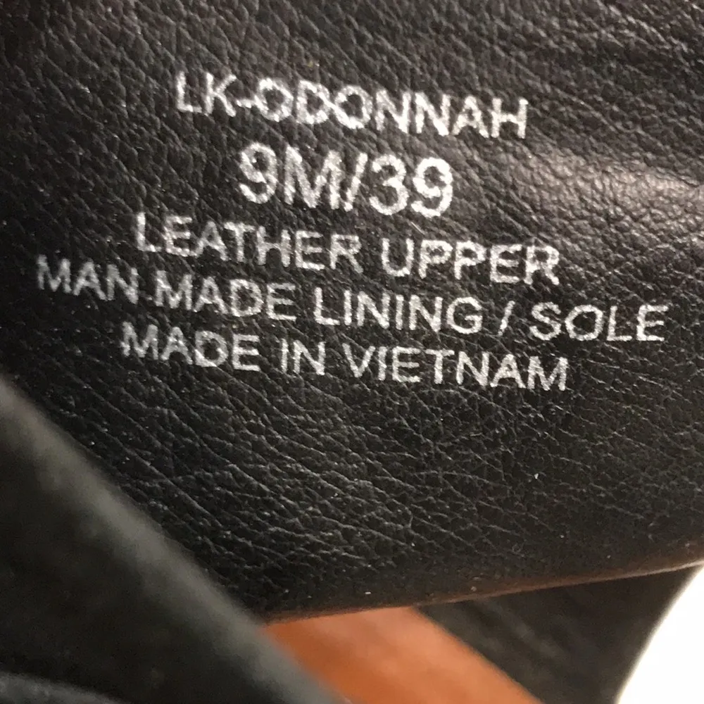 Lucky Brand Women’s Odonna Leather Suede Black Ankle Strap Platform Heels - Image 8