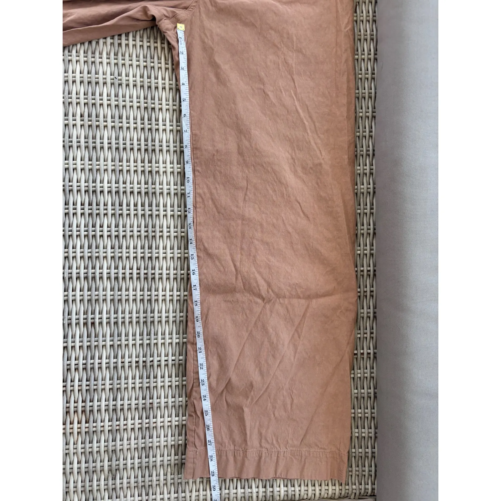 Maeve The Colette Linen Blend Wide Leg Pants 32 workwear minimalist layered - Image 10