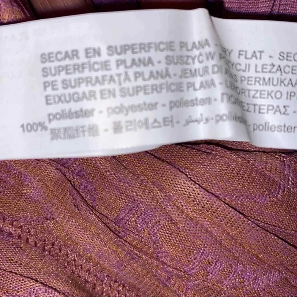 Zara MIDI Mauve Dress(Size Small) - Image 7