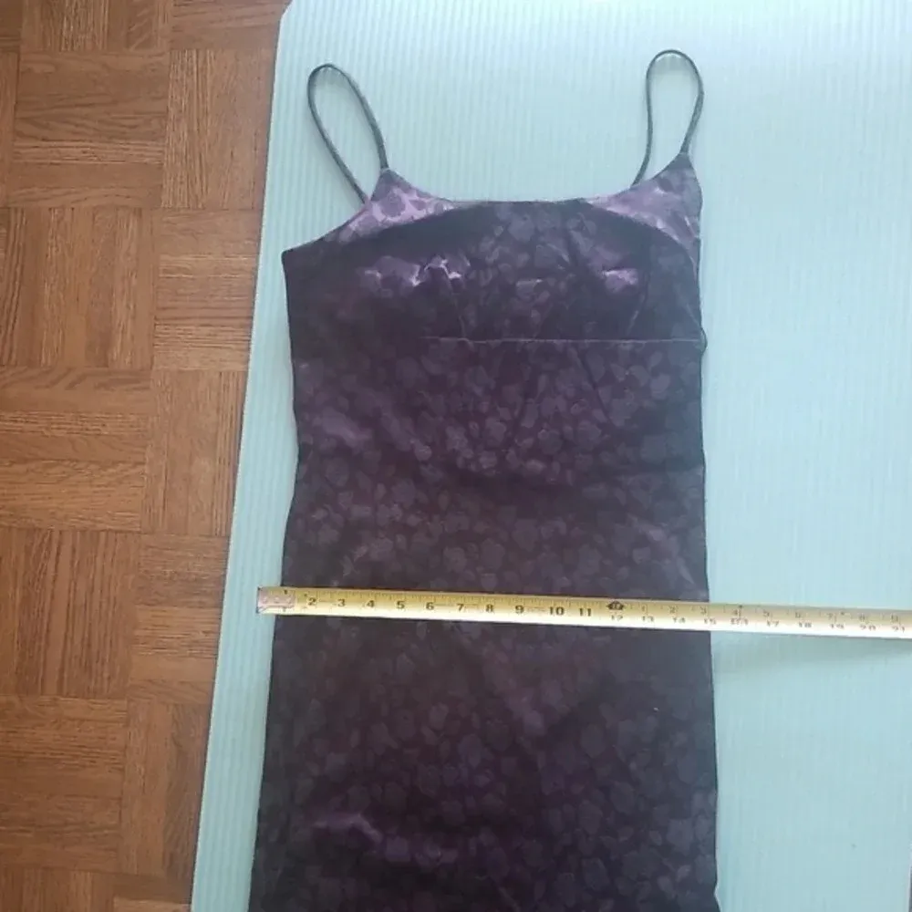 NWOT City Triangle Purple Full length gown dress with high slit - Image 16