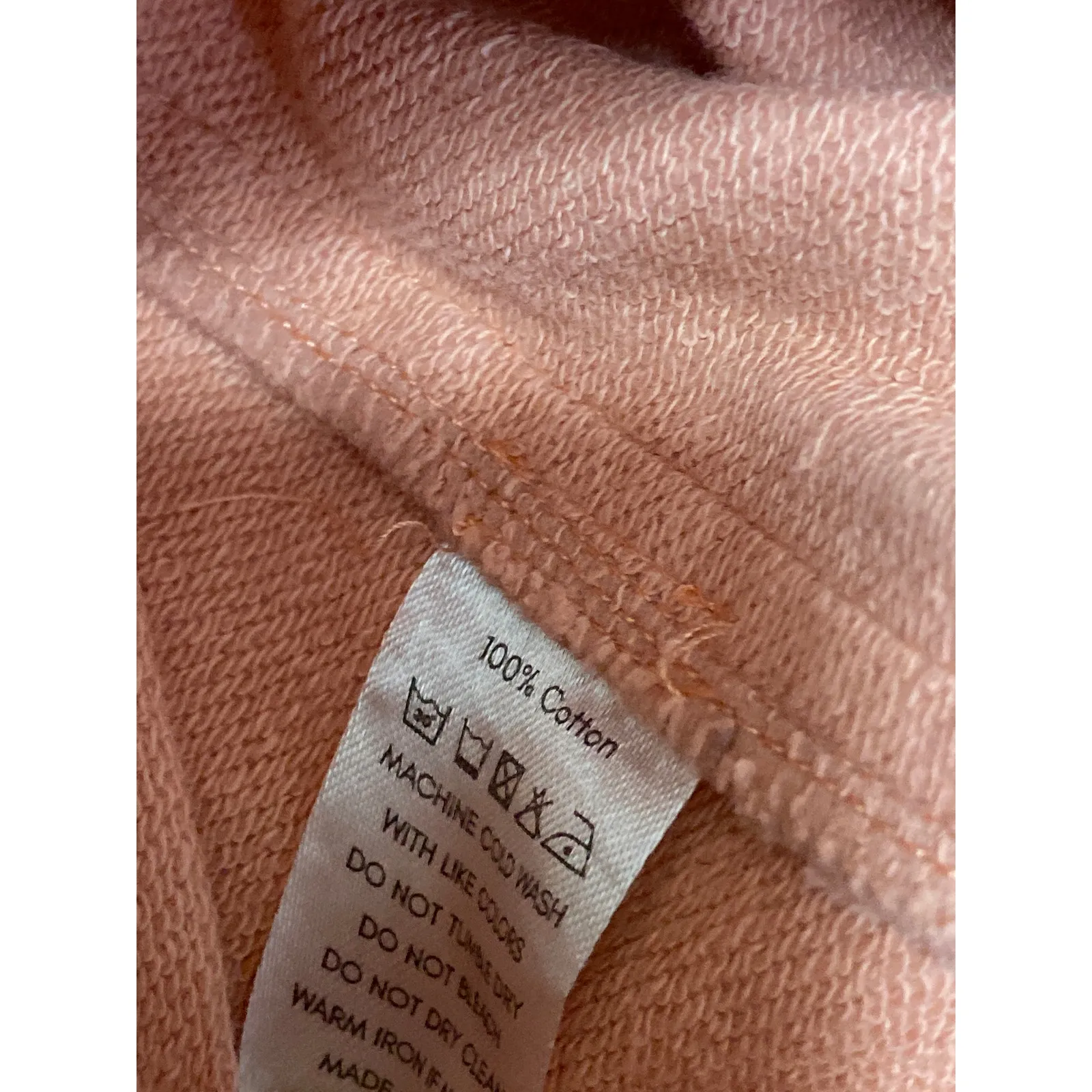 Eubi Women's Pink Cotton High Rise Casual Activewear Athletic Sweat Shorts Sz M Size M - Image 5