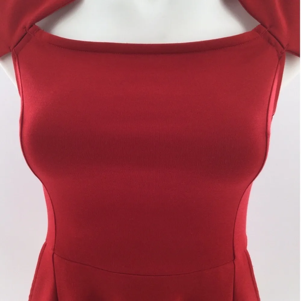 Kendall & Kylie Big Bow Red Party Dress - Image 8